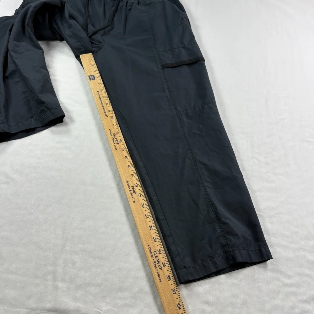 Air Jordan Essential Woven Track Pants Mens XL Black Tapered Athleisure Stretch